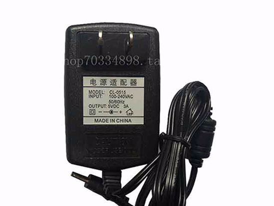 ACP OEM Power AC Adapter Compatible CL-0515, 5V 3A 5.5/2.1mm, US 2-Pin, New