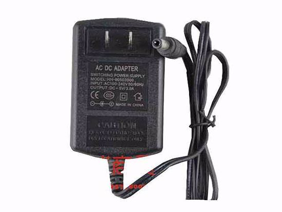 ACP OEM Power AC Adapter Compatible HH-90503000, 5V 3A 5.5/2.5mm, US 2-Pin, New