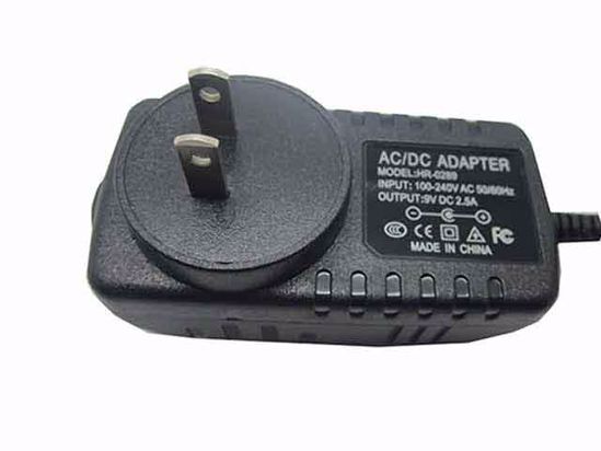 ACP OEM Power AC Adapter Compatible HR-0289, 9V 2.5A 2.5/0.7mm, US 2-Pin, New