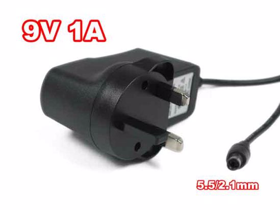 ACP OEM Power AC Adapter Compatible KDL-12100, 9V 1A 5.5/2.1mm, UK 3-Pin, New