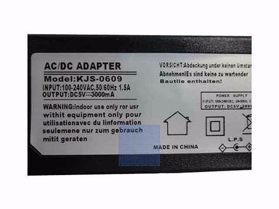 ACP OEM Power AC Adapter Compatible 5V 3A, Barrel 5.5/2.5mm, 2-Prong