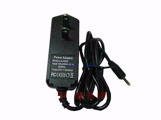 ACP OEM Power AC Adapter Compatible LA-520W, 5V 2A 2.5/0.7mm, US 2-Pin, New