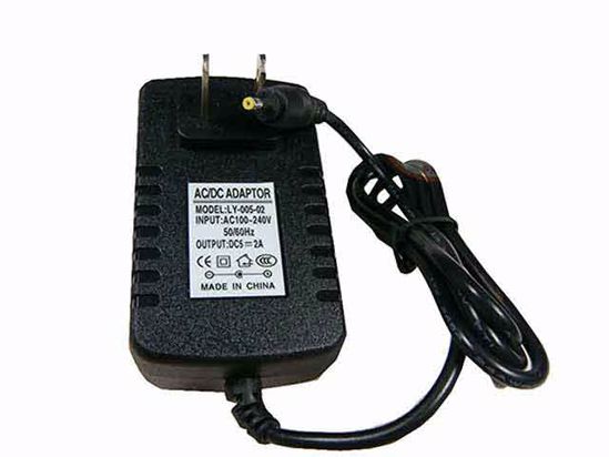 ACP OEM Power AC Adapter Compatible LY-005-02, 5V 2A 2.5/0.7mm, US 2-Pin, New