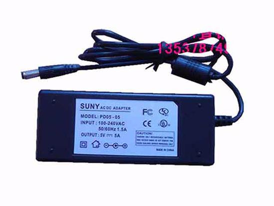 ACP OEM Power AC Adapter Compatible PD05-05, 5V 5A 5.5/2.5mm, C14, New