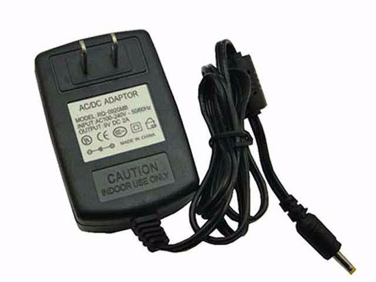 ACP OEM Power AC Adapter Compatible RQ-0920MB, 9V 2A 2.5/0.7mm, US 2-Pin, New