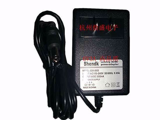 ACP OEM Power AC Adapter Compatible SDK-0605, 6V 3A 5.5/2.5mm, US 2-Pin, New