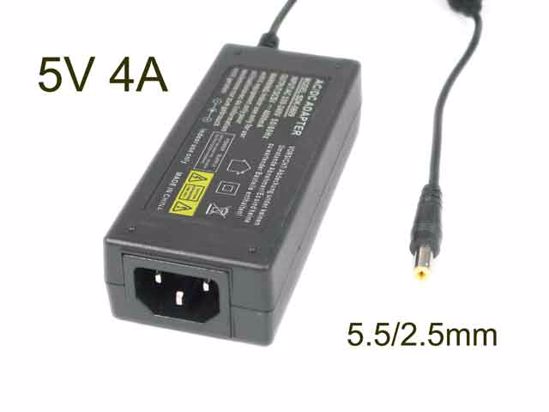 ACP OEM Power AC Adapter Compatible SDK-0609, 5V 4A 5.5/2.5mm, C14, New