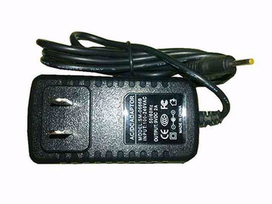 ACP OEM Power AC Adapter Compatible SM-0666B, 9V 2A 2.5/0.7mm, US 2-Pin, New