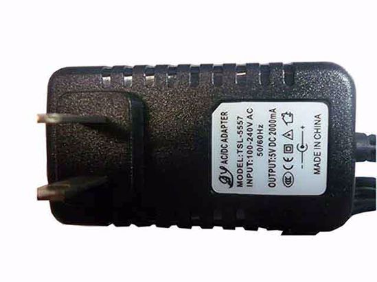 ACP OEM Power AC Adapter Compatible TSL-5557, 5V 2A, 2.5/0.8mm, US 2-Pin, New