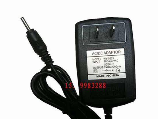 ACP OEM Power AC Adapter Compatible WY-0623, 9V 2A 2.5/0.7mm, US 2-Pin, New