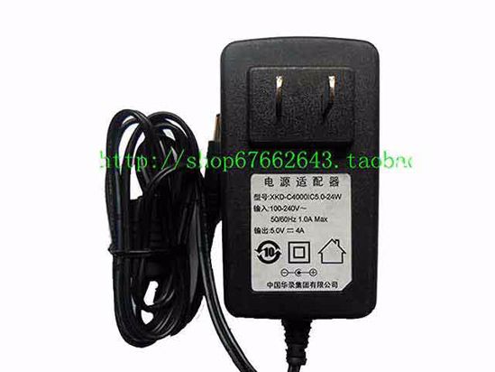 ACP OEM Power AC Adapter Compatible XKD-C4000IC5.0-24W, 5V 4A 5.5/2.1mm, US 2-Pin