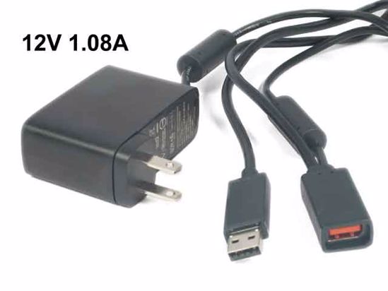 Microsoft Common Item (Microsoft) AC Adapter NEW Original 12V 1.08A, USB, 1429, For Xbox