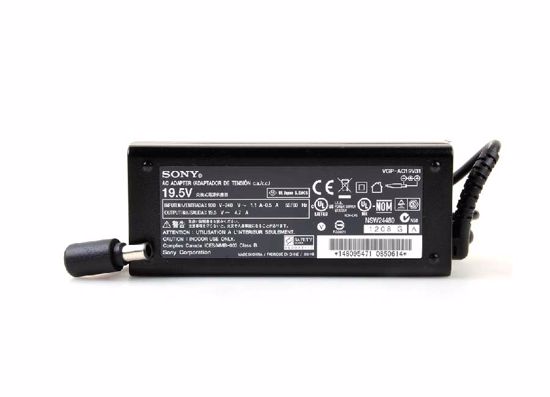 Sony Vaio SVE15 Series AC Adapter- Laptop VGP-AC19V31, 19.5V, 4.7A, 2-Prong