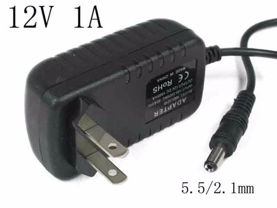 ACP OEM Power AC Adapter Compatible WEI-1210, 12V 1A, US 2-Pin Plug