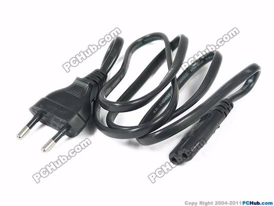 ACP EU Plug Power Cord 2 Wire 2-prong, with EU Plug