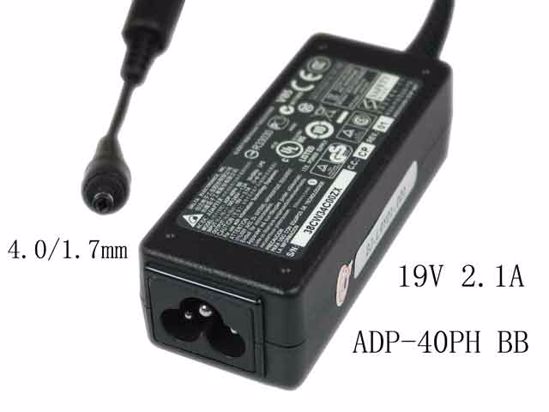 ASUS Common Item (Asus) AC Adapter- Laptop 19V 2.1A, Barrel 4.0/1.7mm, 3-Prong