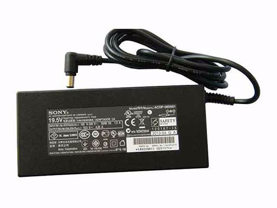 Sony ACDP-085N02 AC Adapter 13V-19V ACDP-085N02,19.5V 4.35A 4.4A 2-Prong