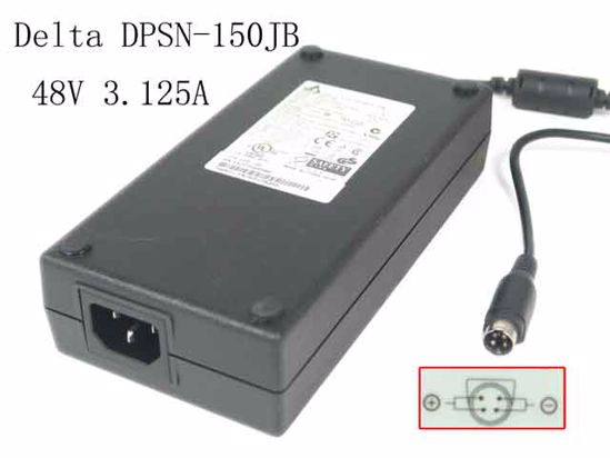 Delta Electronics DPSN-150JB D AC Adapter 20V Above 48V 3.125A, 4P P3 4=V