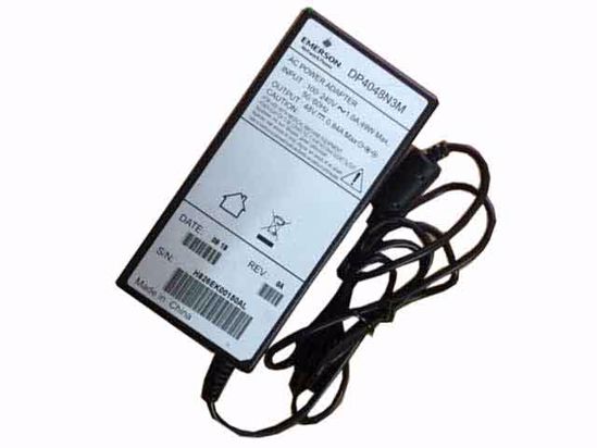 EMERSON DP4048N3M AC Adapter 20V Above 48V 0.84A, 5.5/2.5mm, C14