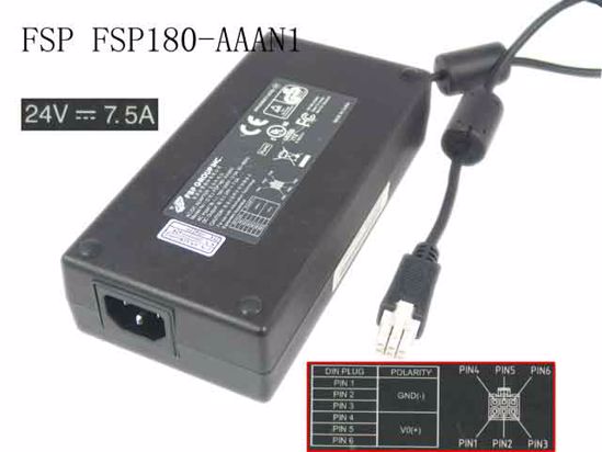 FSP Group Inc FSP180-AAAN1 AC Adapter 20V Above 24V 7.5A, 6H, C14