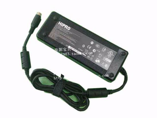 HIPRO HP-OW120F13 AC Adapter- Laptop 18.5V 6.5A, 4P , 3-Prong