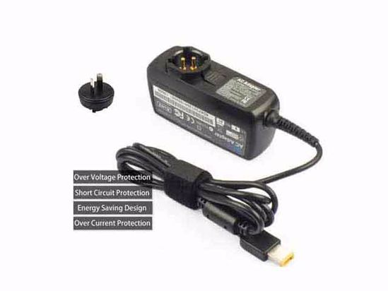 KFD 200225 AC Adapter 20V Above 20V 2.25A, Rectangular Tip W/Pin, AU 2P