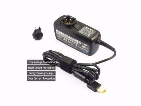 KFD 200225 AC Adapter 20V Above 20V 2.25A, Rectangular Tip W/Pin, EU 2P