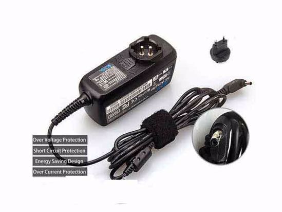 KFD 190237 40135 AC Adapter- Laptop 19V 2.37A, 4.0/1.35mm, EU 2P