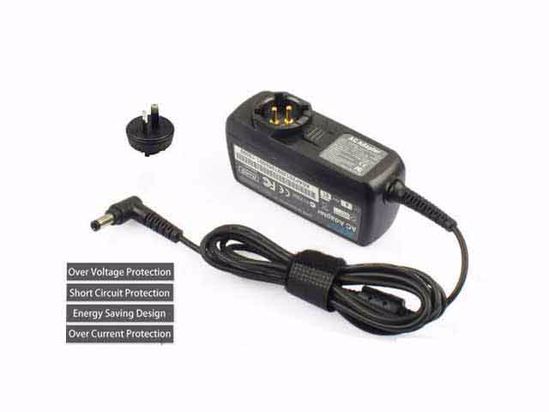 KFD 190237 55250 AC Adapter- Laptop 19V 2.37A, 5.5/2.5mm, AU 2P