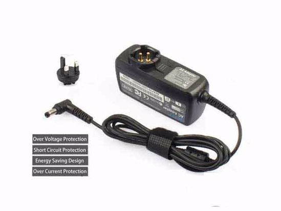 KFD 190237 55250 AC Adapter- Laptop 19V 2.37A, 5.5/2.5mm, UK 3P