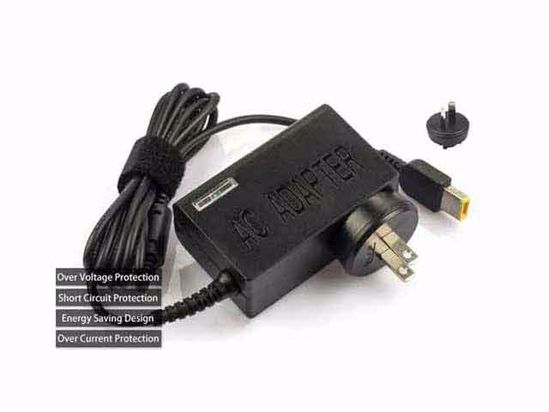 KFD KFD20325 AC Adapter 20V Above 20V 3.25A, Rectangular Tip W/Pin, AU 2P