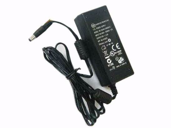 LEI / Leader NU40-2180200-I3 AC Adapter- Laptop 18V 2A, 4.8/1.7mm, 2-Prong