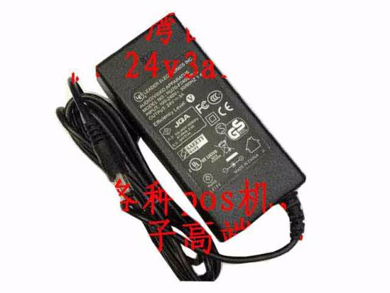 LEI / Leader NU70-F240300-I1 AC Adapter 20V Above 24V 3A, 5.5/2.5mm, C14