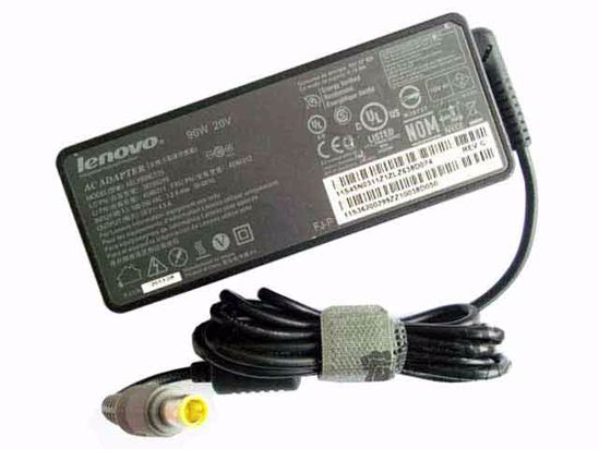 Lenovo Common Item (Lenovo) AC Adapter 20V Above 20V 4.5A, 7.9/5.5mm W/Pin, 2-Prong