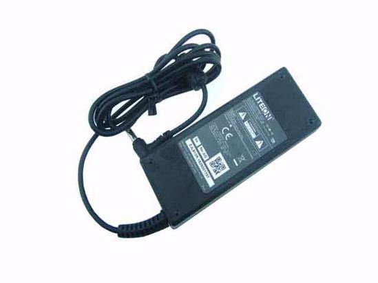 LITE-ON PA-1900-90 AC Adapter- Laptop 19V 3.8A, 5.5/2.5mm, 3-Prong