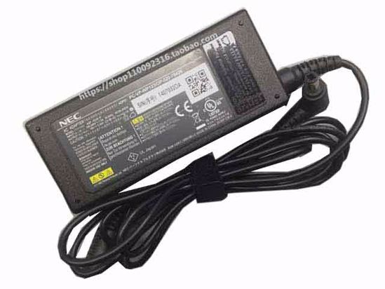 NEC Common Item (NEC) AC Adapter- Laptop 19V 3.42A, 5.5/2.5mm, 2-Prong