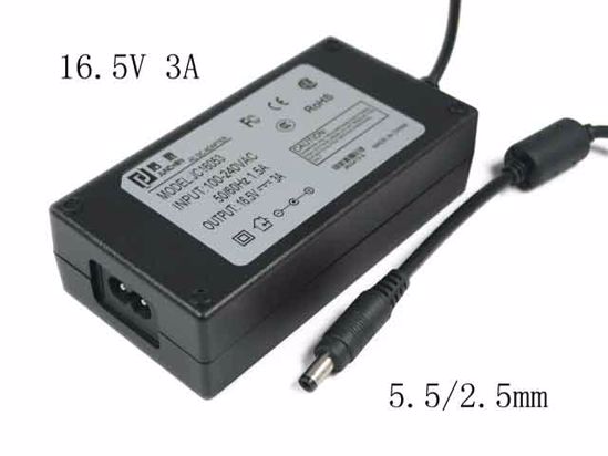 Other Brands Junchen AC Adapter 13V-19V 16.5V 3A, 5.5/2.5mm, 2-Prong, New