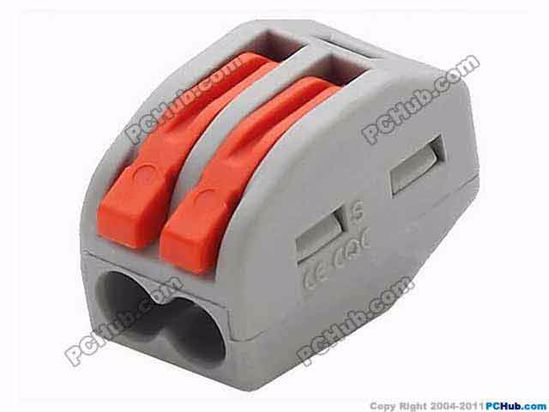 ACP Lever Type AC Cord connector 2, 250V 32A, PCT-212, For 0.08-4mm soft or 0.08-2.
