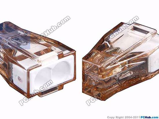 ACP Push Type AC Cord connector 2, 400V 32A, WAGO 773-172, For 1.5-4mm2 hard wire