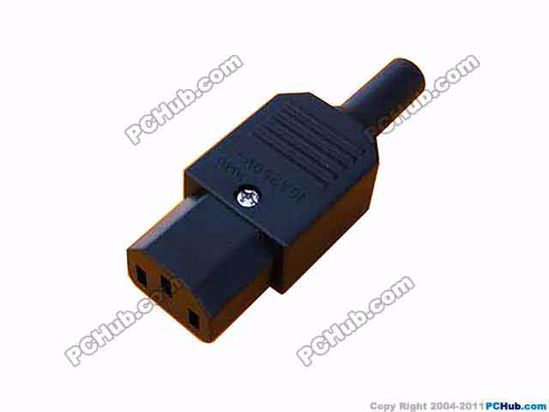 ACP Plug AC Cord Coupler Type 1b, C13 Female, 250V 16A