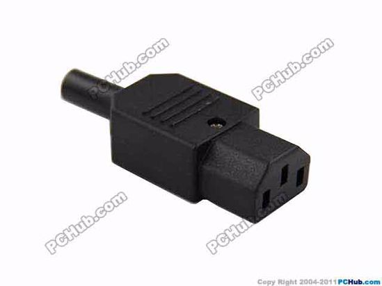 ACP Plug AC Cord Coupler Type 3b, C13 Female, 250V 10A