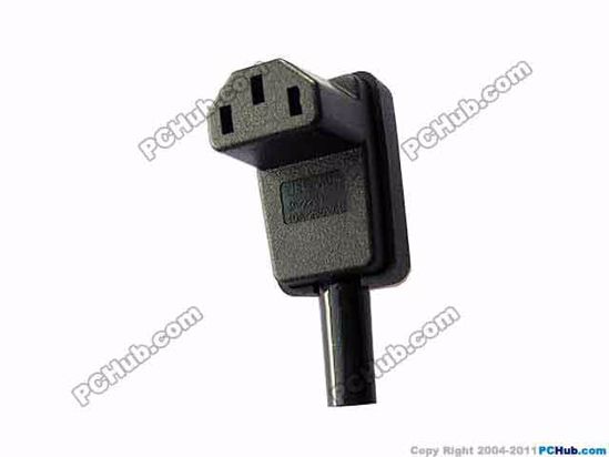 ACP Plug AC Cord Coupler Type 4b, C13 Female, 250V 10A, L Shape