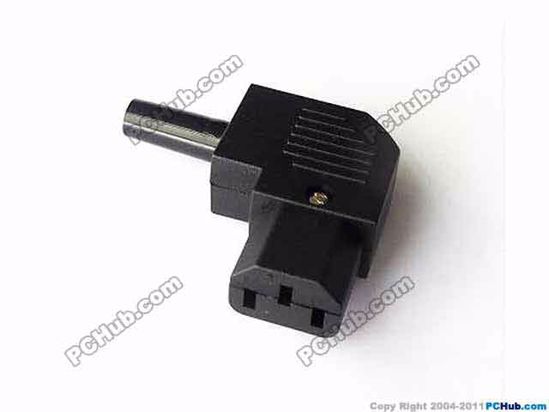 ACP Plug AC Cord Coupler Type 5b, C13 Female, 250V 10A, L Shape