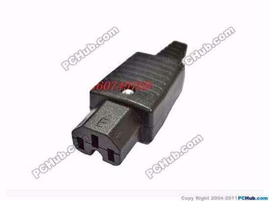 ACP Plug AC Cord Coupler Type 8b, C15 Female, 250V 10A