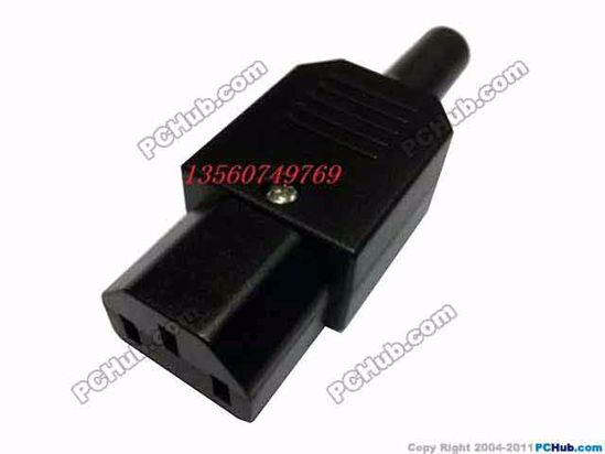 ACP Plug AC Cord Coupler Type 9a, C13 Female, 250V 15A