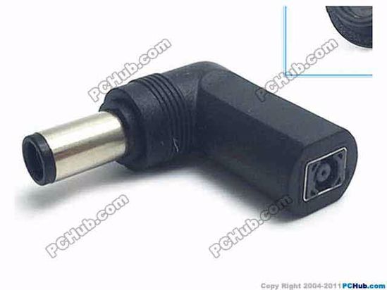 ACP Plug DC Tip Converter 4.5x3.0mm To Hp 7.4x5.0mm Plug With Pin, L-Shape,