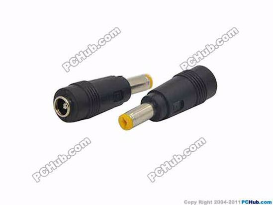 ACP Plug DC Tip Converter 5.5x2.5mm To Acer 5.5x1.7mm Plug (Clip), Straight,