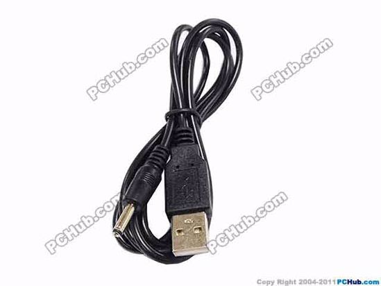 ACP USB Related DC Tip Converter-Wire USB To 3.5x1.35mm Plug, 1200mm, 20 Watts