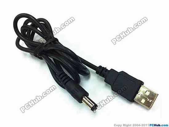 ACP USB Related DC Tip Converter-Wire USB To 5.5x2.1mm Plug, 200mm, 36 Watts