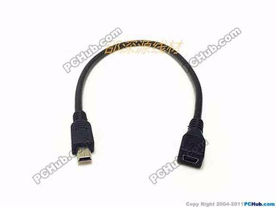 ACP USB Related DC Tip Extension Mini USB, Female To Male, 300mm, Data Cable